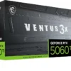 MSI - NVIDIA GeForce RTX 5060 Ti 16G VENTUS 3X OC 16GB GDDR7 PCI Express Gen 5 Graphics Card - Black