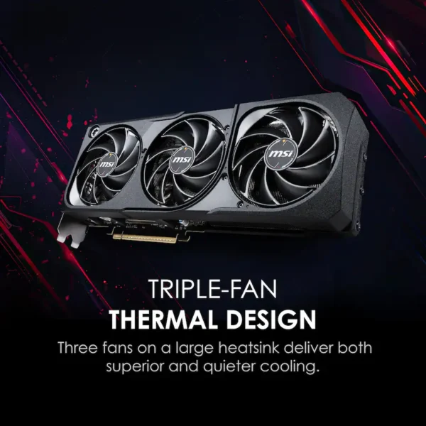 06e899c8-7e44-4414-968f-10023a910f31 MSI - NVIDIA GeForce GeForce RTX 5080 16G SHADOW 3X OC 16GB GDDR7 PCI Express Gen 5 Graphics Card - Black