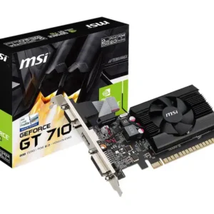 MSI - GeForce GT 710 2GB DDR3 PCI Express 2.0 Low Profile Graphics Card GT 710 2GD3 LP