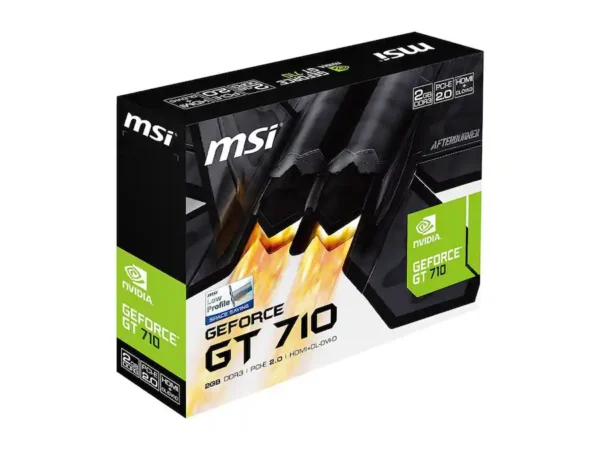 0a14b2a2-1d56-4cb2-8d62-8aa5838eaa01 MSI - GeForce GT 710 2GB DDR3 PCI Express 2.0 Low Profile Graphics Card GT 710 2GD3 LP