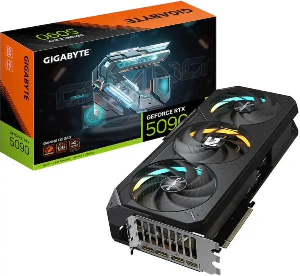 102f7add-913b-4d25-982e-79d4affaa26b GIGABYTE - NVIDIA GeForce RTX 5090 GAMING OC 32G GDDR7 PCI Express 5.0 Graphics Card - Black