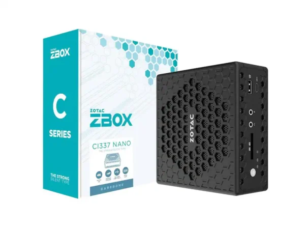 10b7688c-9002-4cab-b753-894530a9ff17 ZOTAC - ZBOX CI337 NANO Fanless Mini PC, Intel N100, UHD Graphics, HDMI/DP, Barebones (No RAM/SSD/OS)