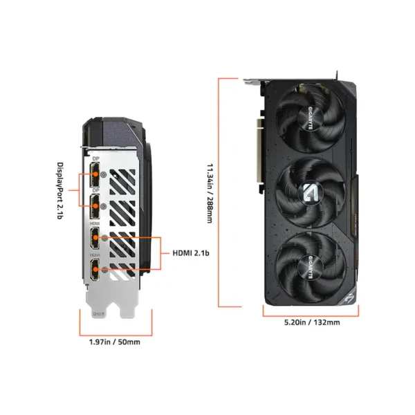 114d0062-a6bd-4ab5-a05f-78fb24383225 GIGABYTE - Radeon RX 9070 GRE GAMING OC 12G GDDR6 PCI Express 5.0 Graphics Card - Black
