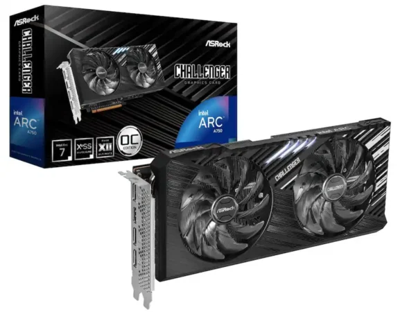 13b5027e-f344-44bc-baee-516d0e3b3d14 ASRock - Challenger Arc A750 Graphics Card A750 CL SE 8GO