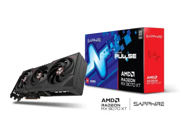Sapphire - PULSE Radeon RX 9070 XT 16GB GDDR6 PCI Express 5.0 x16 ATX Graphics Card 11348-03-20G