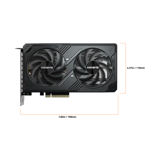22a1c137-66ad-4d8e-8517-717219830a98 GIGABYTE - GeForce RTX 5060 WINDFORCE OC 8G Graphics Card, 8GB 128-bit GDDR7, PCIe 5.0, WINDFORCE cooling system - Black