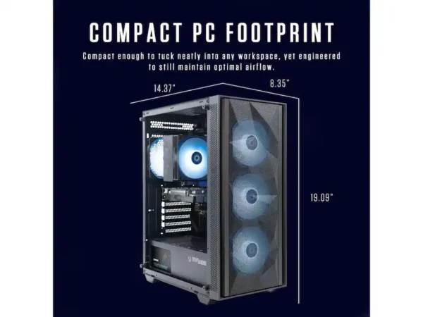 ZOTAC - GAMING MEK PC: RTX 3050, Ryzen 5 5500, 16GB RAM, 500GB SSD, WiFi 6E, Win 11