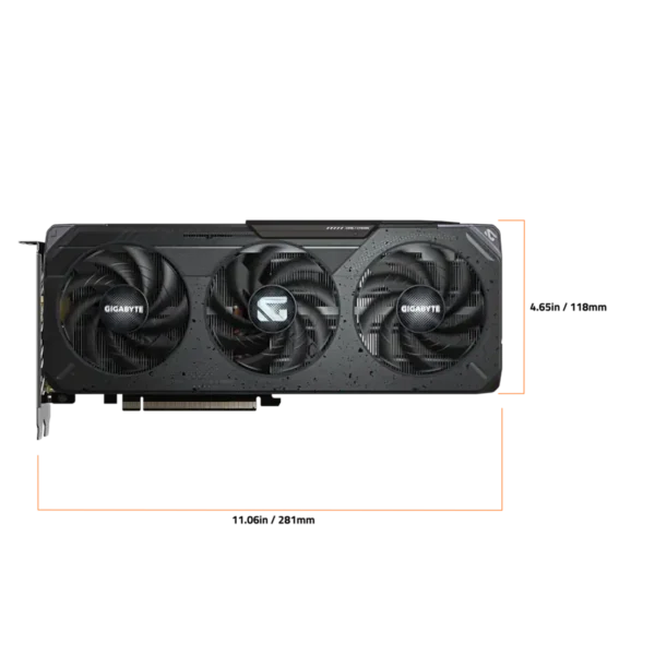 GIGABYTE - Radeon RX 9060 XT GAMING OC 16G GDDR6 PCI Express 5.0 Graphics Card - Black