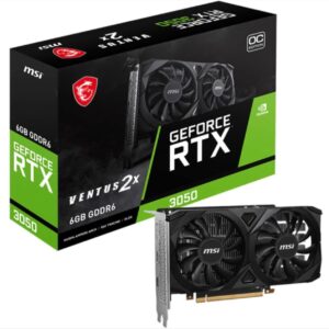 2ae453d3-b8d0-4b35-8c2a-a1e15d705438 6GB MSI RTX 3050 Ventus 2X 6G E OC Graphics Card