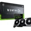 MSI - NVIDIA GeForce RTX 5060 Ti 16G VENTUS 3X OC 16GB GDDR7 PCI Express Gen 5 Graphics Card - Black