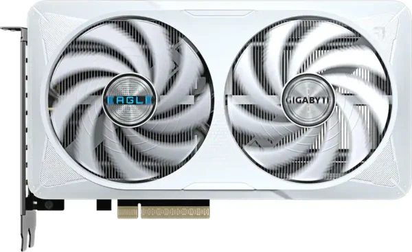 2cd51d5f-a03b-446a-8fdb-267e3b781271 GIGABYTE - GeForce RTX 5060 EAGLE OC ICE 8G Graphics Card, 8GB 128-bit GDDR7, PCIe 5.0, WINDFORCE cooling system - White