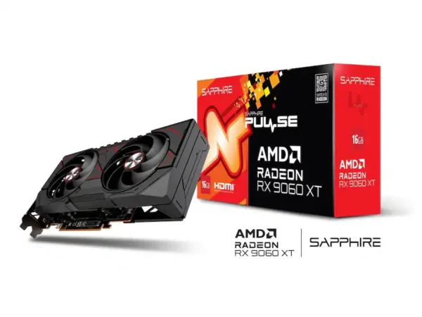 2f29a2cb-ecd9-4b0f-9727-bd3cd12aeec5 Sapphire - PULSE Radeon RX 9060 XT 16GB GDDR6 PCI Express 5.0 x16 ATX Graphics Card 11350-03-20G