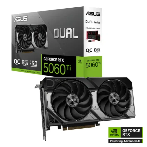 312095ff-ac8a-4463-a803-85655ace7486 ASUS - DUAL NVIDIA GeForce RTX 5060 Ti OC Edition 8GB GDDR7 PCI Express 5.0 Graphics Card - Black