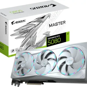 GIGABYTE - NVIDIA GeForce RTX 5080 AORUS MASTER ICE GDDR7 16G PCI Express 5.0 Graphics Card - White