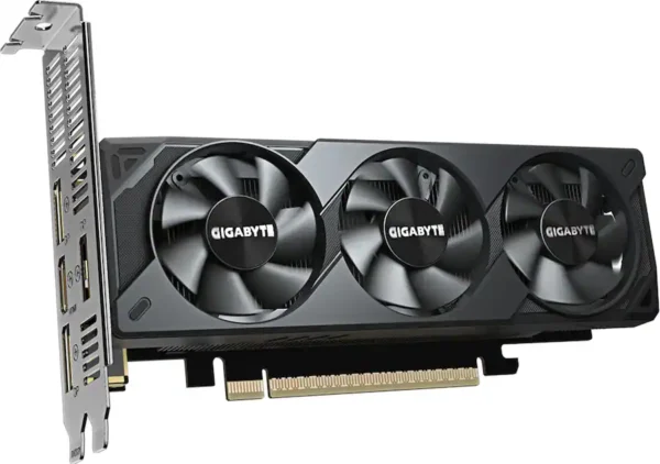 336fefa4-dec0-49eb-a4e9-979d16d617a3 GIGABYTE - GeForce RTX 5060 OC Low Profile 8G Graphics Card, 8GB 128-bit GDDR7, PCIe 5.0, Supports up to 4 displays - Black