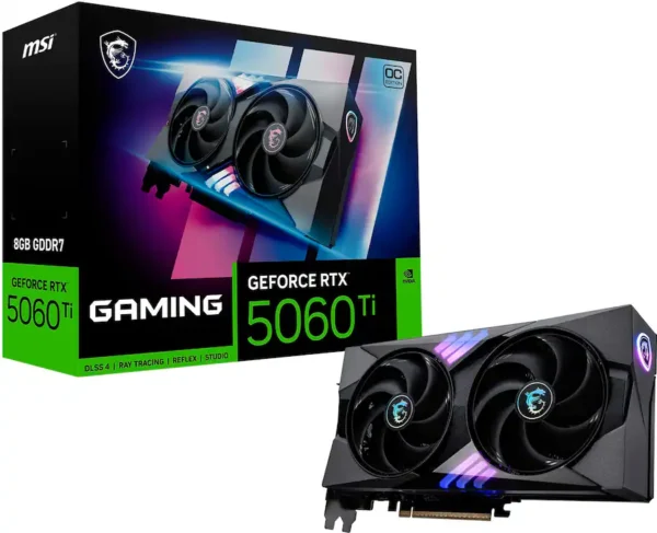 3563ac67-9f72-48ec-b5a1-7f4e90b35928 MSI - NVIDIA GeForce RTX 5060 Ti 8G GAMING OC 8GB GDDR7 PCI Express Gen 5 Graphics Card - Black