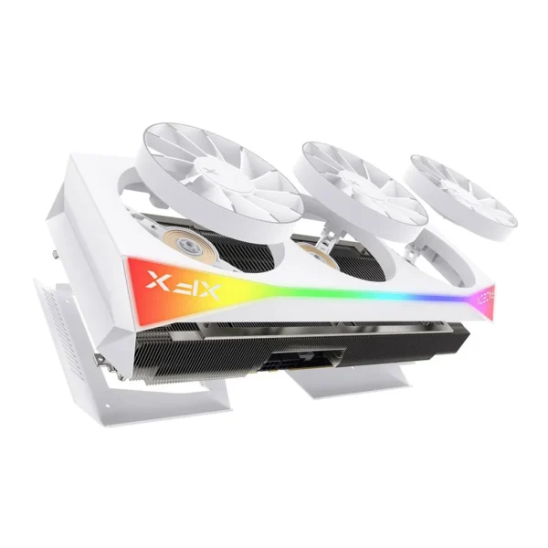 XFX RX 9070 XT Mercury OC White Magnetic Air Edition RGB 16GB Graphics Card