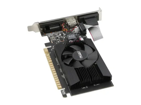 3e2e8b64-8c4e-4e5e-aa2a-92127f708a59 MSI - GeForce GT 710 2GB DDR3 PCI Express 2.0 Low Profile Graphics Card GT 710 2GD3 LP