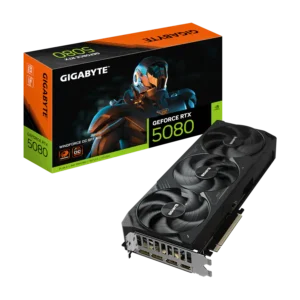 GIGABYTE - NVIDIA GeForce RTX 5080 WINDFORCE OC SFF 16G GDDR7 PCI Express 5.0 Graphics Card - Black