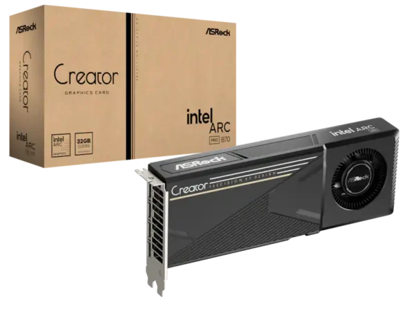 41662e00-7476-4e70-9950-b0aeca8c3ca1 ASRock - B70 Intel Arc Pro B70 B70 CT 32GB 256-bit GDDR6 PCI Express 5.0 x16 Graphics Card