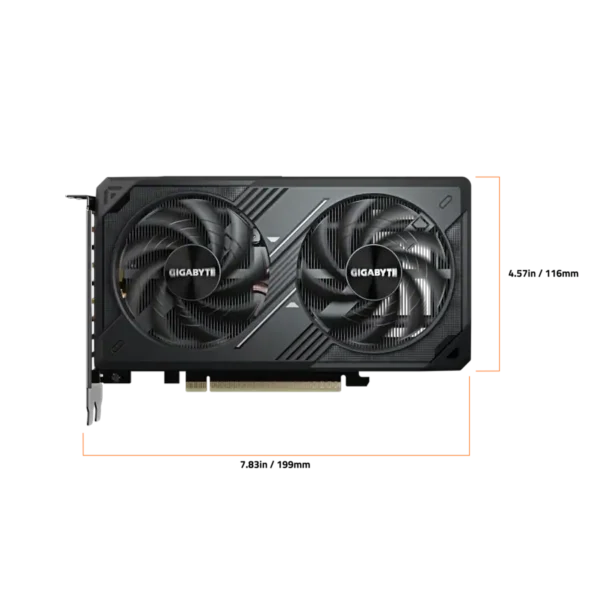 GIGABYTE - GeForce RTX 5060 WINDFORCE MAX OC 8GB GDDR7 PCI Express 5.0 Graphics Card - Black