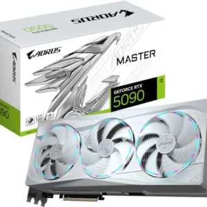 GIGABYTE - NVIDIA GeForce RTX 5090 AORUS MASTER ICE 32G GDDR7 PCI Express 5.0 Graphics Card - White