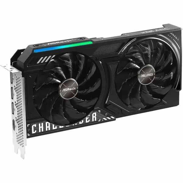 ASRock - Intel Arc B570 Challenger 10GB GDDR6 OC PCIe 4.0 Graphic Card - Black