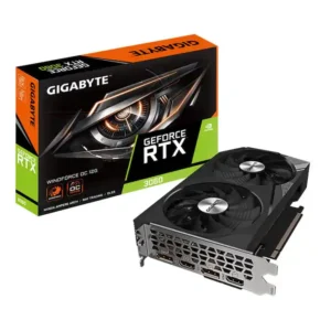 GIGABYTE - WINDFORCE OC GeForce RTX 3060 12GB GDDR6 PCI Express 4.0 x16 ATX Graphics Card GV-N3060WF2OC-12GD REV2.0