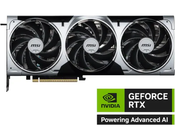 MSI - NVIDIA GeForce GeForce RTX 5080 16G VENTUS 3X OC PLUS 16GB GDDR7 PCI Express Gen 5 Graphics Card - Black