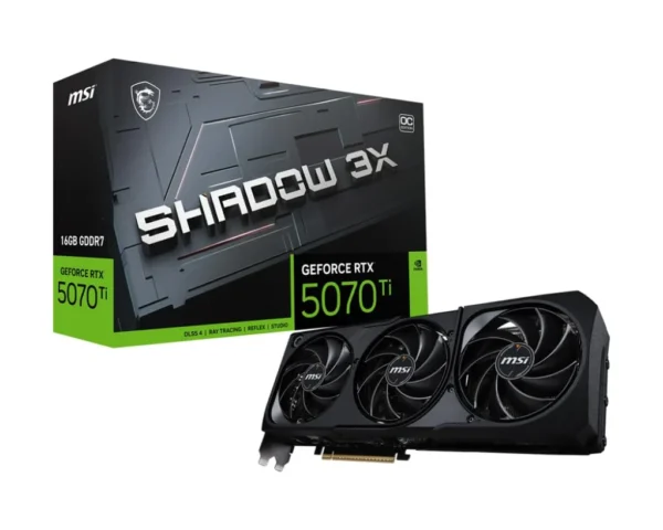 51CC5DEFjlL_1023x818 MSI RTX 5070 Ti SHADOW 3X OC 16GB Graphics Card