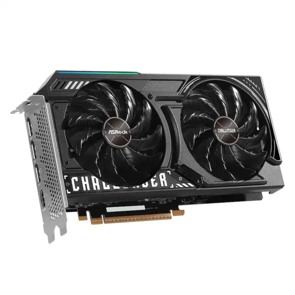 ASRock - Intel Arc B580 Challenger 12GB GDDR6 OC PCIe 4.0 Graphic Card - Black