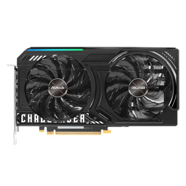 ASRock - Intel Arc B580 Challenger 12GB GDDR6 OC PCIe 4.0 Graphic Card - Black