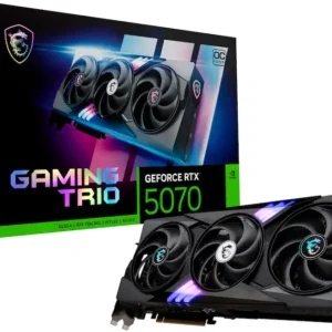 MSI - NVIDIA GeForce RTX 5070 12G GAMING TRIO OC 12GB GDDR7 PCI Express Gen 5 Graphics Card - Black