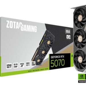 Refurbished Excellent - Solid OC GeForce RTX 5070 12GB 192-Bit GDDR7 PCI Express 5.0 DLSS 4.0 Graphics Card ZOTAC GAMING ZT-B50700J-10P