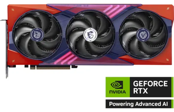 606121b3-e368-474b-a991-d7027146e91b MSI - NVIDIA GeForce RTX 5070 Ti 16G MLG EDITION OC 16GB GDDR7 PCI Express Gen 5 Graphics Card - Black/Red - Copy