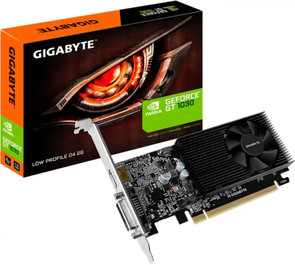 6468926cv11d GIGABYTE - NVIDIA GeForce GT 1030 2GB GDDR4 PCI Express 3.0 Graphics Card - Black