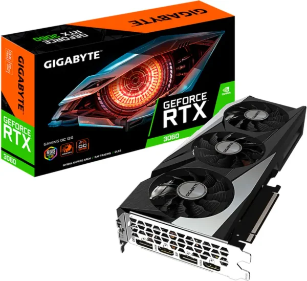 6468931cv11d GIGABYTE - NVIDIA GeForce RTX 3060 12GB GDDR6 PCI Express 4.0 Graphics Card - Black