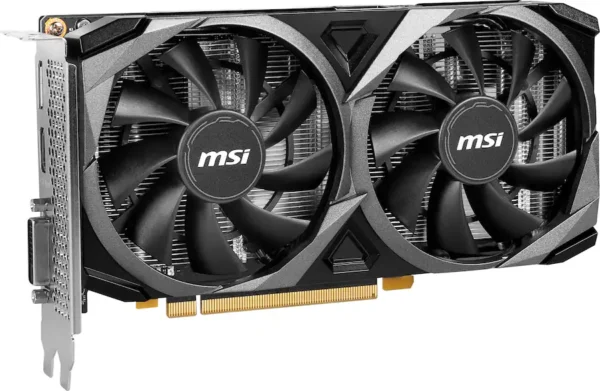 MSI - NVIDIA RTX 3050 VENTUS 2X XS 8G OC - 8GB GDDR6 - PCI Express 4.0 - Graphics Card - Black