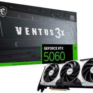 675c9cfb-97eb-4b11-99da-6d155ba9a8f5 MSI - NVIDIA GeForce RTX 5060 8G VENTUS 3X OC 8GB GDDR7 PCI Express Gen 5 Graphics Card - Black