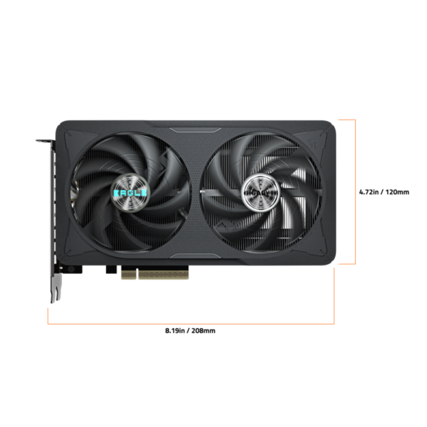 6a719be2-5803-4c42-abd5-f1c1da1aa317 GIGABYTE - GeForce RTX 5060 EAGLE OC 8G Graphics Card, 8GB 128-bit GDDR7, PCIe 5.0, WINDFORCE cooling system - Black