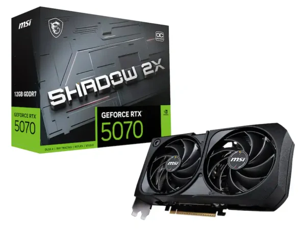 6da359a5-2b36-4d12-999f-a65cd0237783 MSI - NVIDIA GeForce RTX 5070 12G SHADOW 2X OC 12GB GDDR7 PCI Express Gen 5 Graphics Card - Black