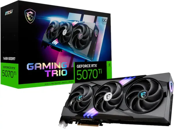 6fac0ad2-dfa0-4b4f-94b3-46f74ecec110 MSI - NVIDIA GeForce RTX 5070 Ti 16G GAMING TRIO OC 16GB GDDR7 PCI Express Gen 5 Graphics Card - Black
