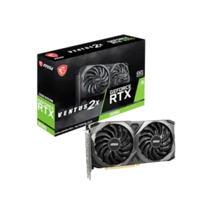 MSI - Ventus GeForce RTX 3060 12GB GDDR6 PCI Express 4.0 Graphics Card RTX 3060 Ventus 2X 12G OC