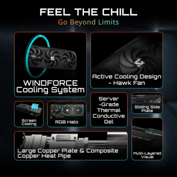 73a479dc-4dcb-4179-b79c-af6cec111d53 GIGABYTE - Radeon RX 9070 GRE GAMING OC 12G GDDR6 PCI Express 5.0 Graphics Card - Black