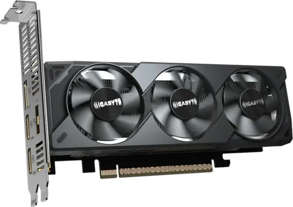 78cef7fa-6fb7-4662-a03a-4d9a2b549b7f GIGABYTE - GeForce RTX 5050 OC Low Profile 8GB GDDR6 PCI Express 5.0 Graphics Card with up to 4 Display Support - Black