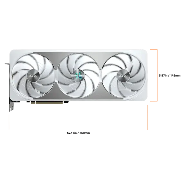 79e107a8-258b-4a5b-9af8-6c354a6173e8 GIGABYTE - NVIDIA GeForce RTX 5070 Ti AERO OC 16G GDDR7 PCI Express 5.0 Graphics Card - White