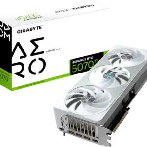 GIGABYTE - NVIDIA GeForce RTX 5070 Ti AERO OC 16G GDDR7 PCI Express 5.0 Graphics Card - White