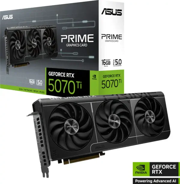 83003925-958b-40eb-9d21-4161cf01f618 ASUS - PRIME NVIDIA GeForce RTX 5070 Ti OC Edition 16GB GDDR7 PCI Express 5.0 Graphics Card - Black