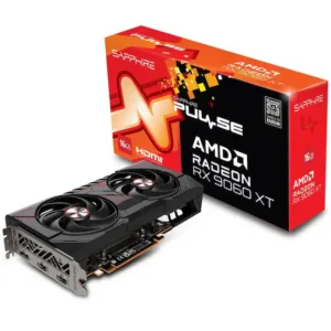 Sapphire - PULSE Radeon RX 9060 XT 16GB GDDR6 PCI Express 5.0 x16 ATX Graphics Card 11350-03-20G