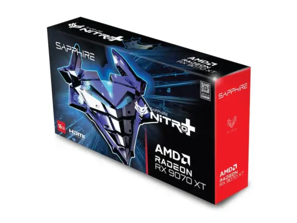 Sapphire - NITRO+ Radeon RX 9070 XT 16GB GDDR6 PCI Express 5.0 x16 ATX Graphics Card 11348-01-20G
